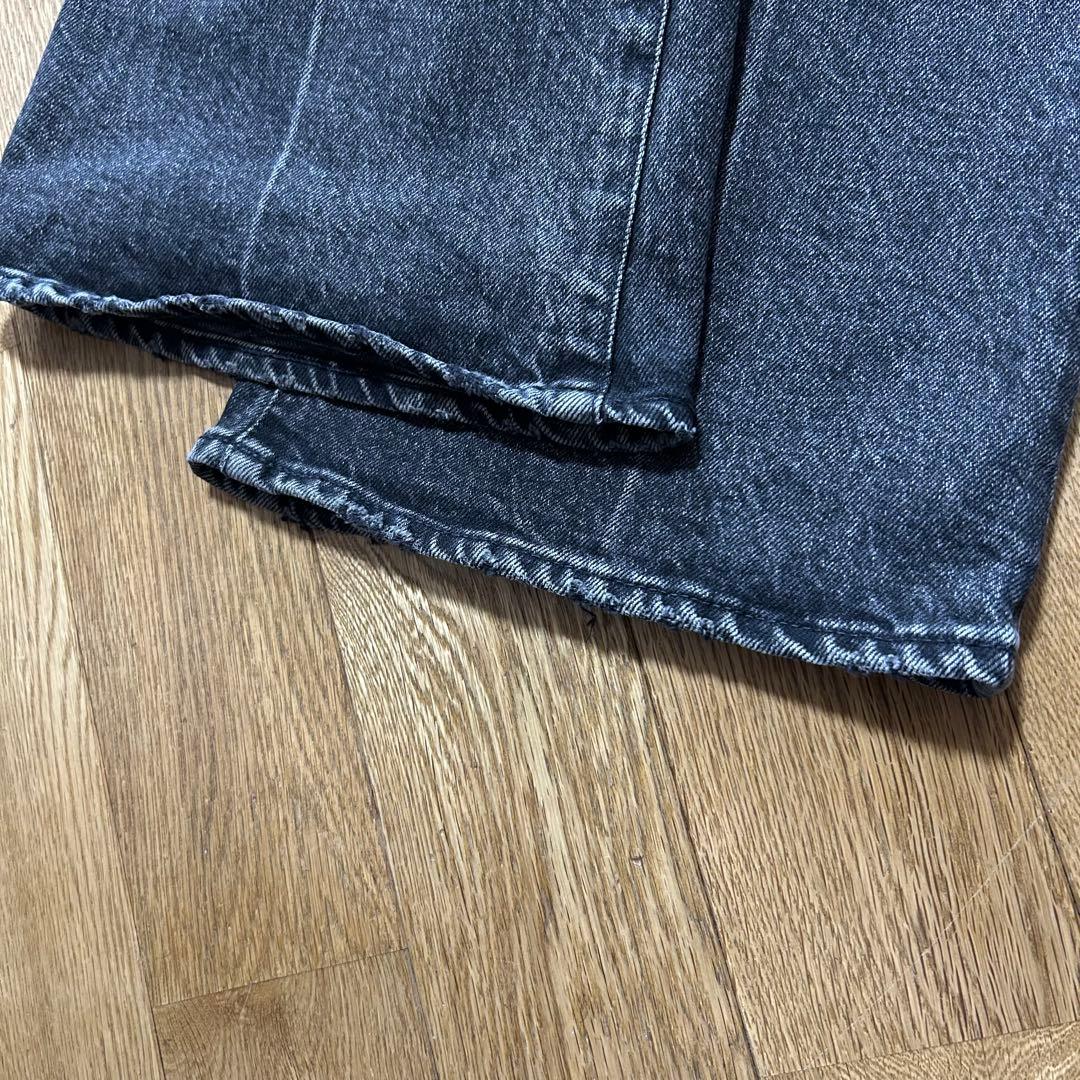 MOUSSY マウジー ハイウエスト フレアデニム ブラック 25