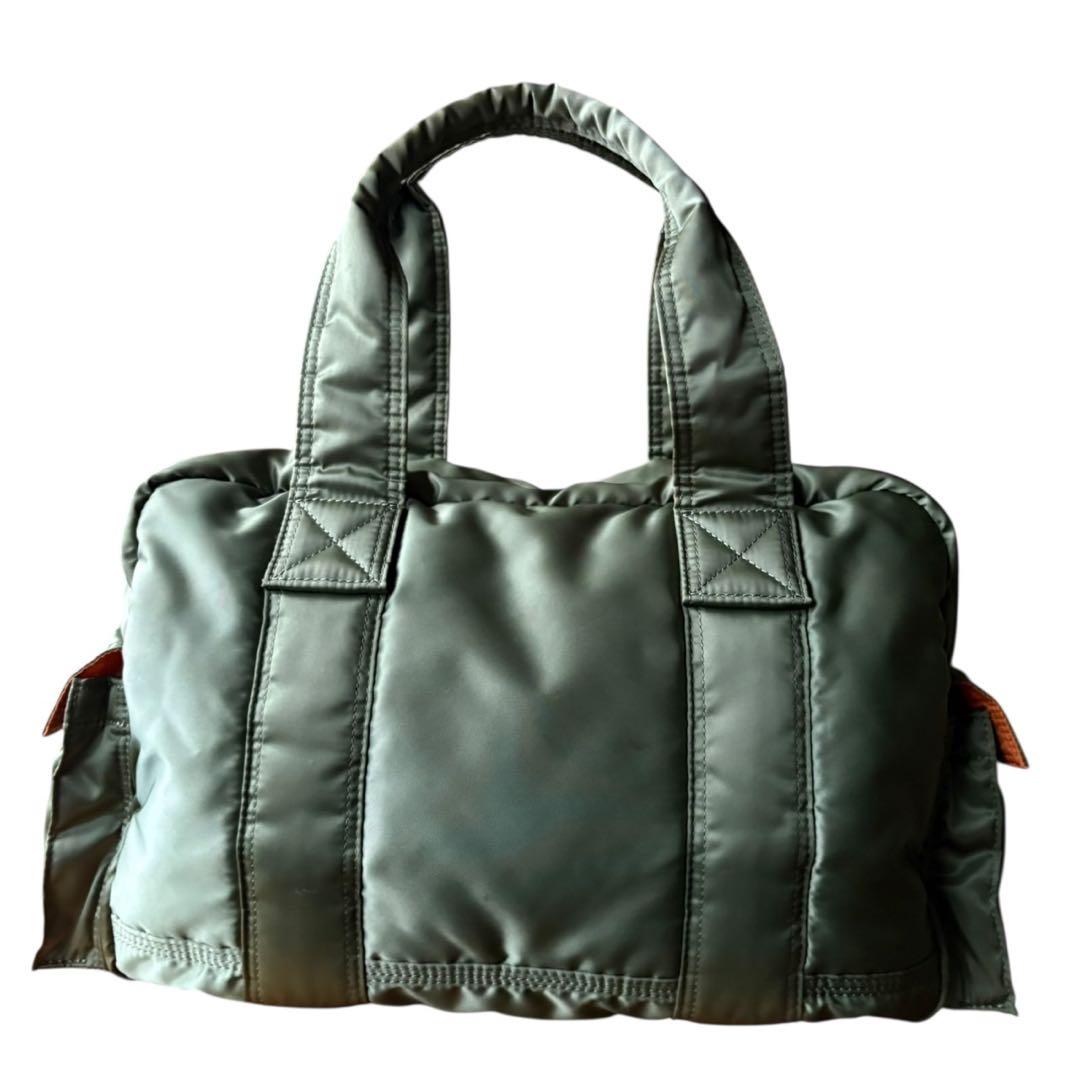 ✨美品✨ PORTER TANKER セージグリーン ダッフルバッグ メンズ