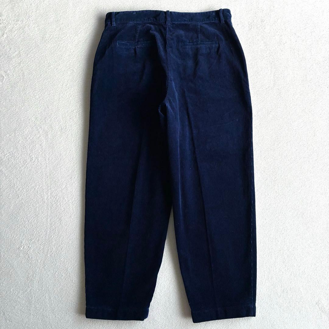 【新品】ラルフローレン 極太コーデュロイパンツ ネイビーブルー 近年物 QRタグ