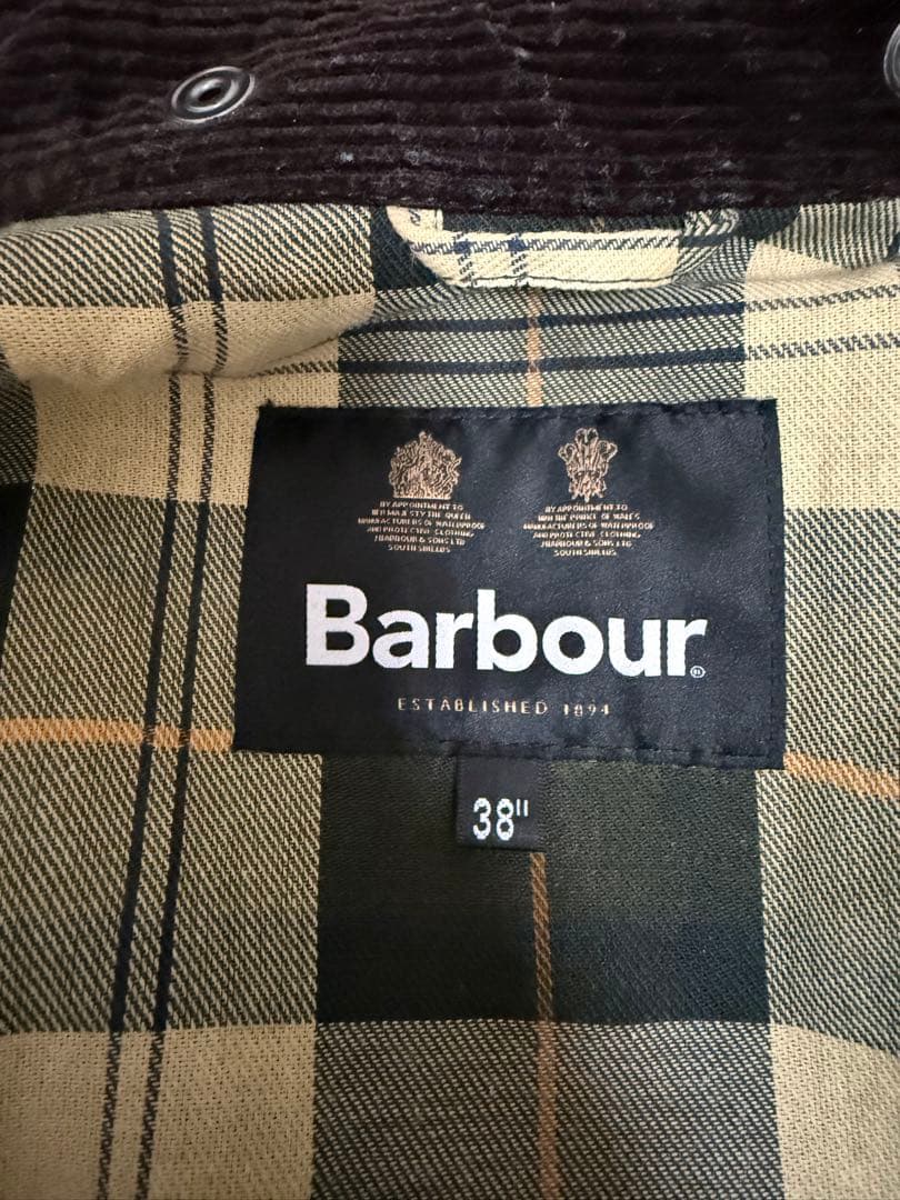 ジャケット・アウター Barbour OS TRANSPORT JKT WAX 38