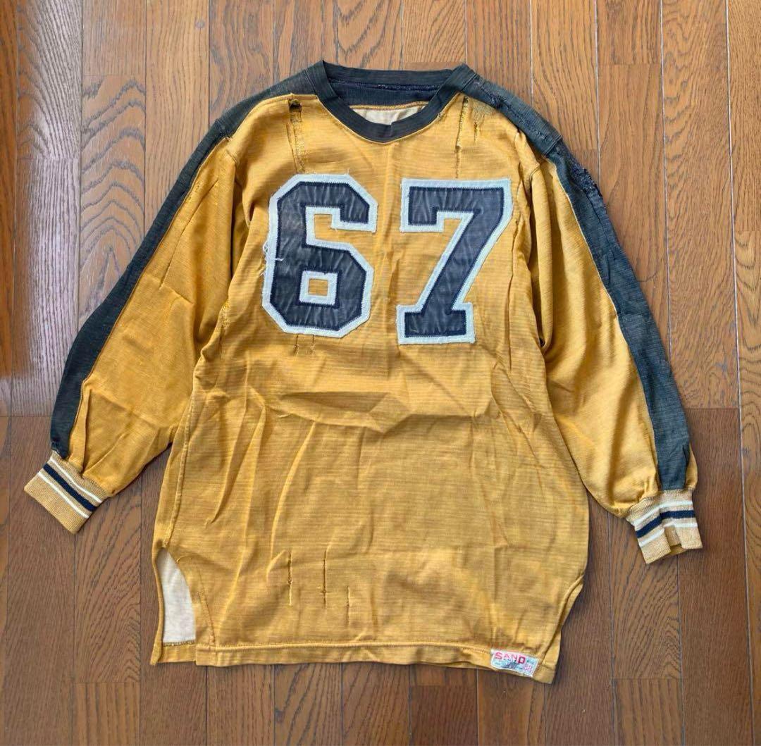 60s vintage 古着 フットボール Tシャツ
