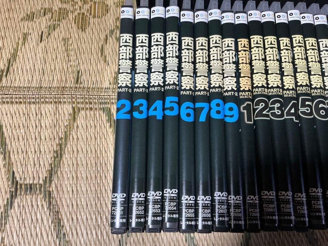 DVD 西部警察 PART-Ⅰ .II.Ⅲ 36枚セット
