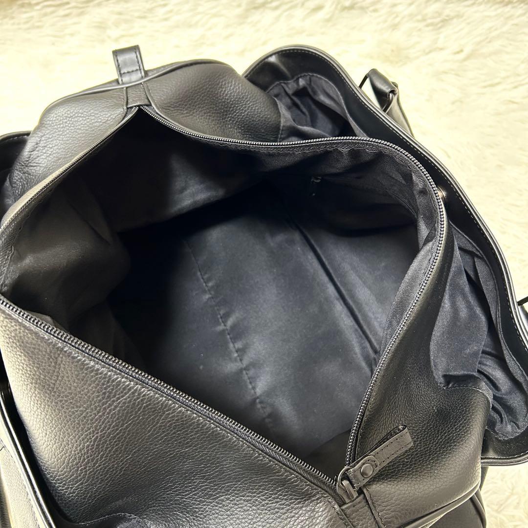 美品✨ACE. エース ボストンバッグ　ビジネス　旅行　本革　黒　大容量2way