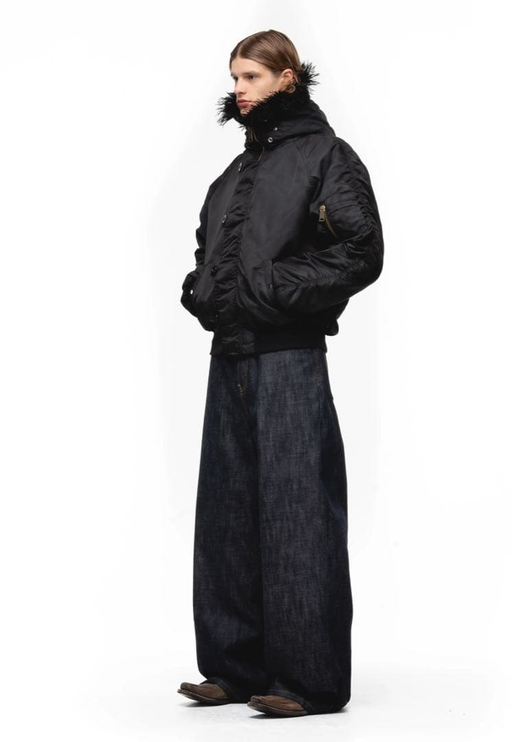 ジャケット・アウター NO/FAITH STUDIOS ASTRO FUR BOMBER JACKET