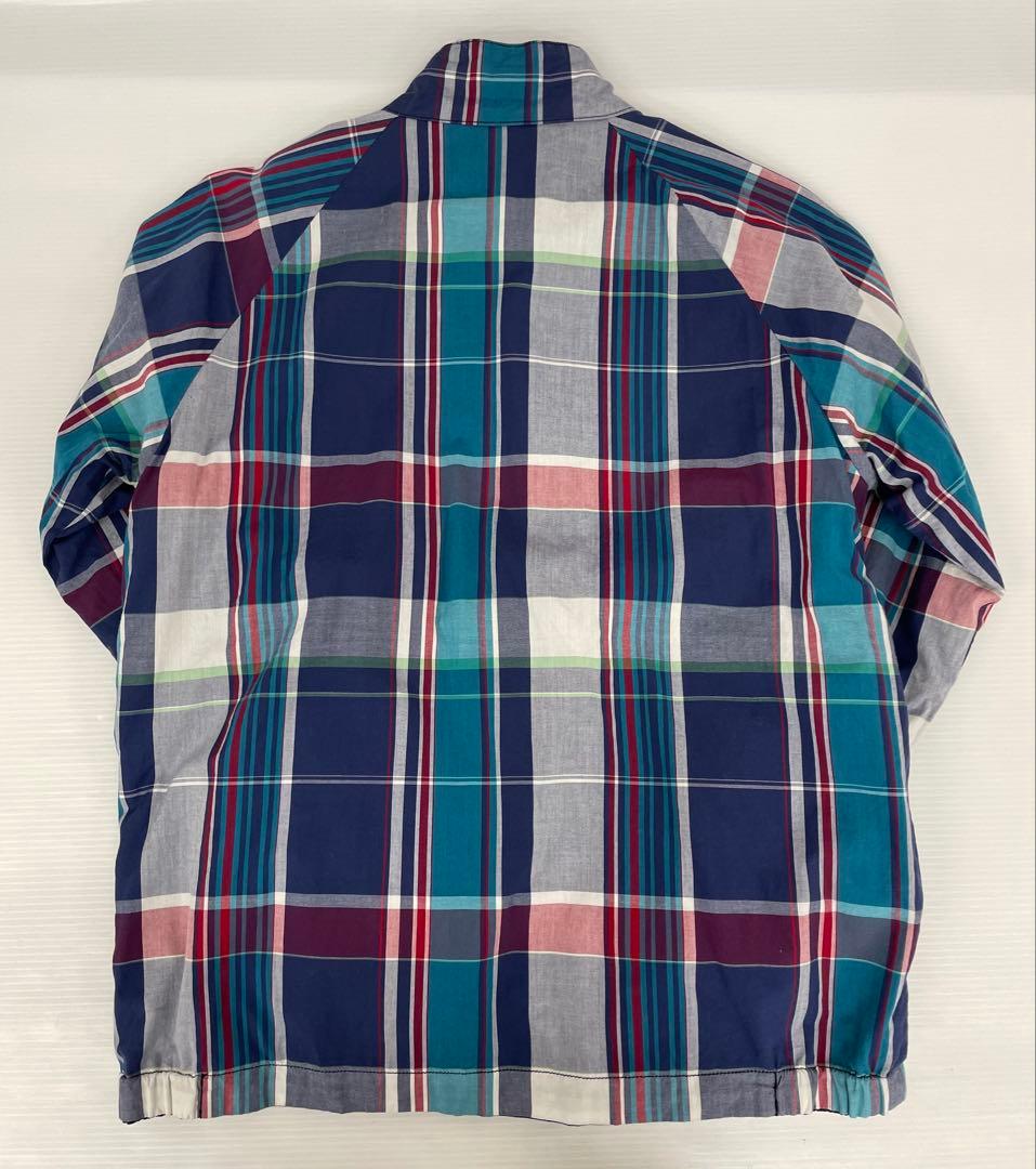 knmen127-0867 STUSSY リバーシブルジャケット　チェック　M