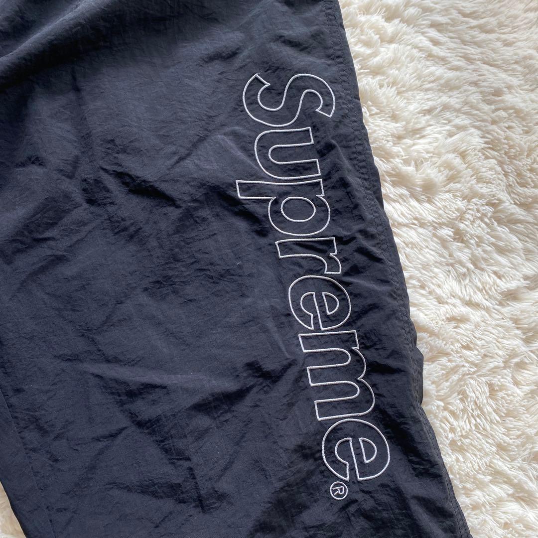 Supreme 16ss warm up pant ナイロンパンツ ブラック M
