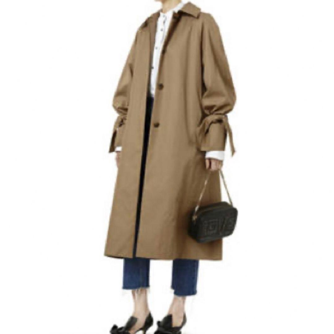 【極美品♡ライナー付き】ルシェルブルー　ボウカフトレンチコート　 定価3.1万