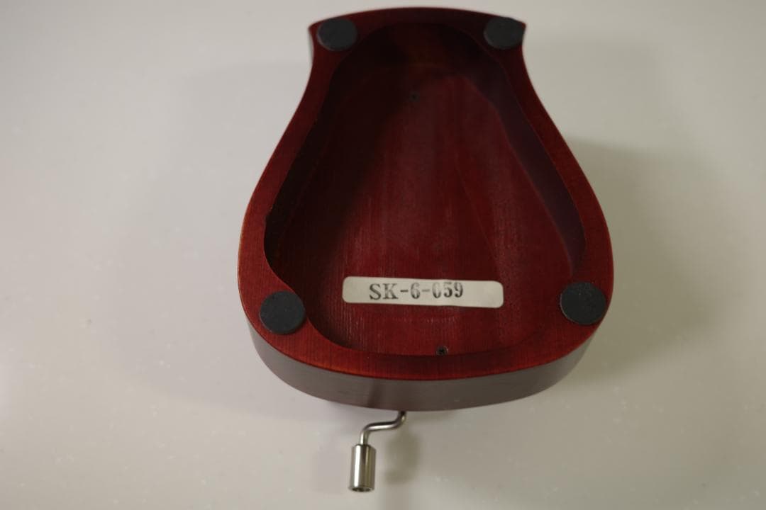 木製オルゴール オルガニート　SK-6-059 　演奏譜面あり