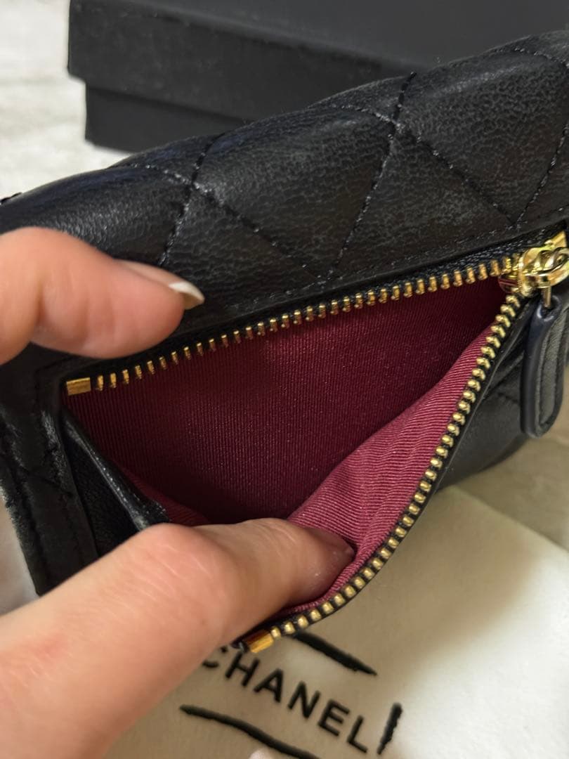 CHANEL シャネル クラシック スモール フラップ ウォレット 三つ折財布