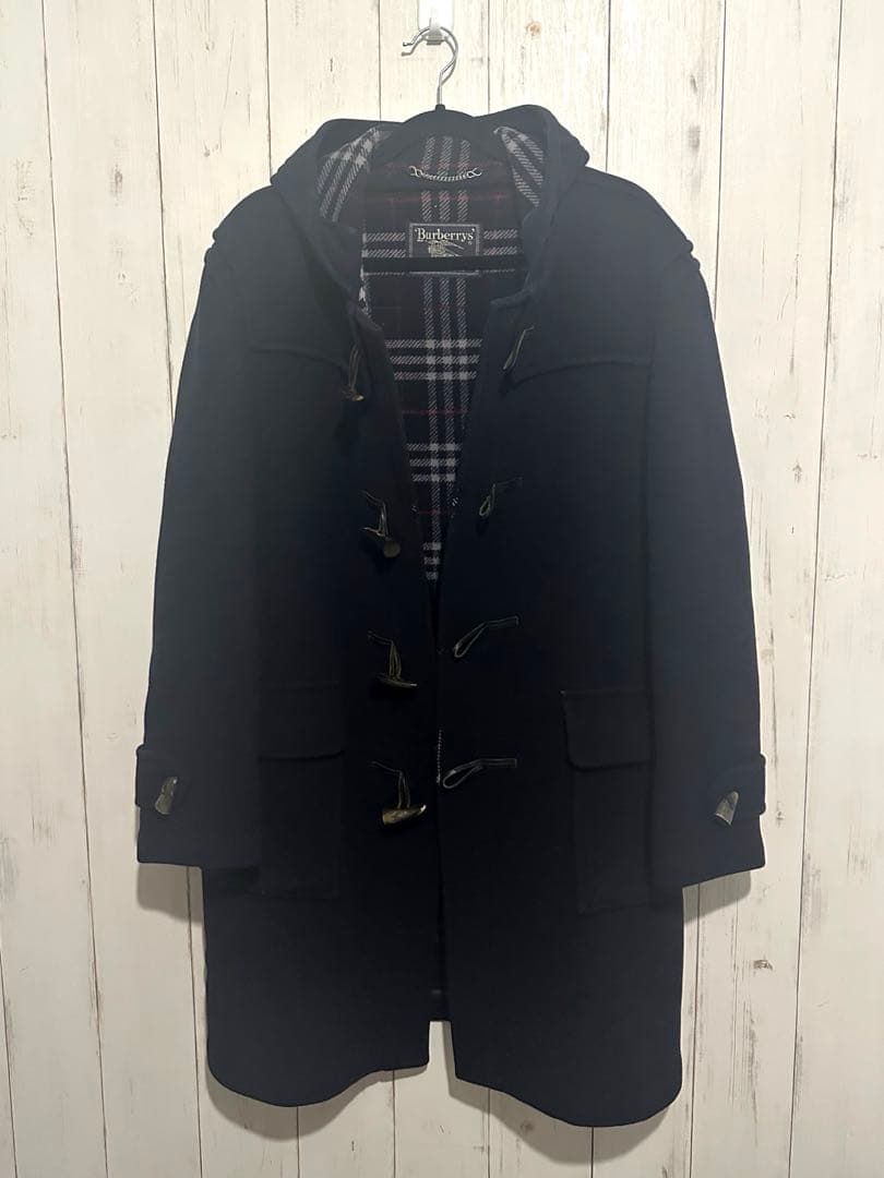 今週のみ値下げ【中古品】 Burberry ダッフルコート ネイビー L