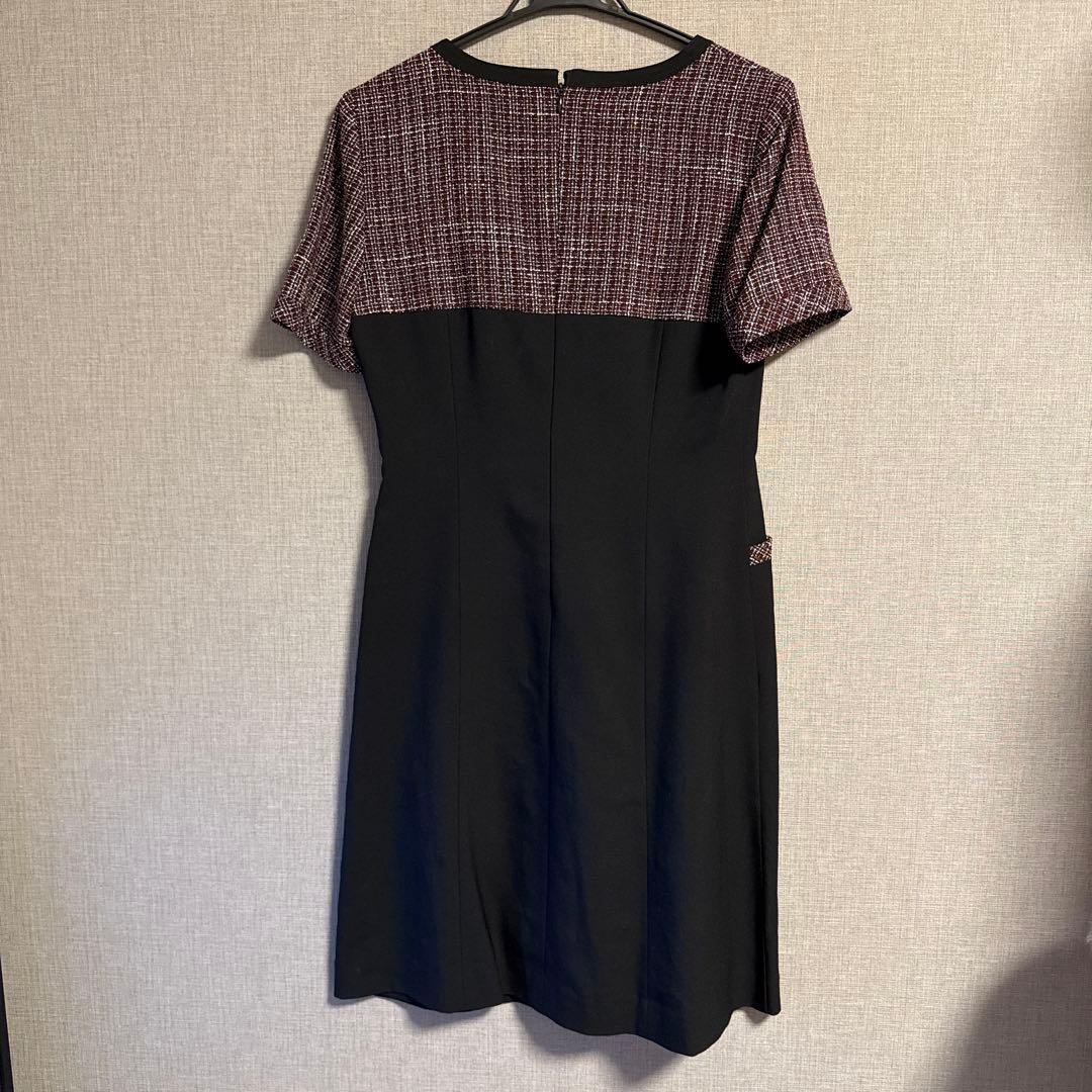 事務服　enjoie 膝丈ワンピース　11号 コンシェルジュエステ