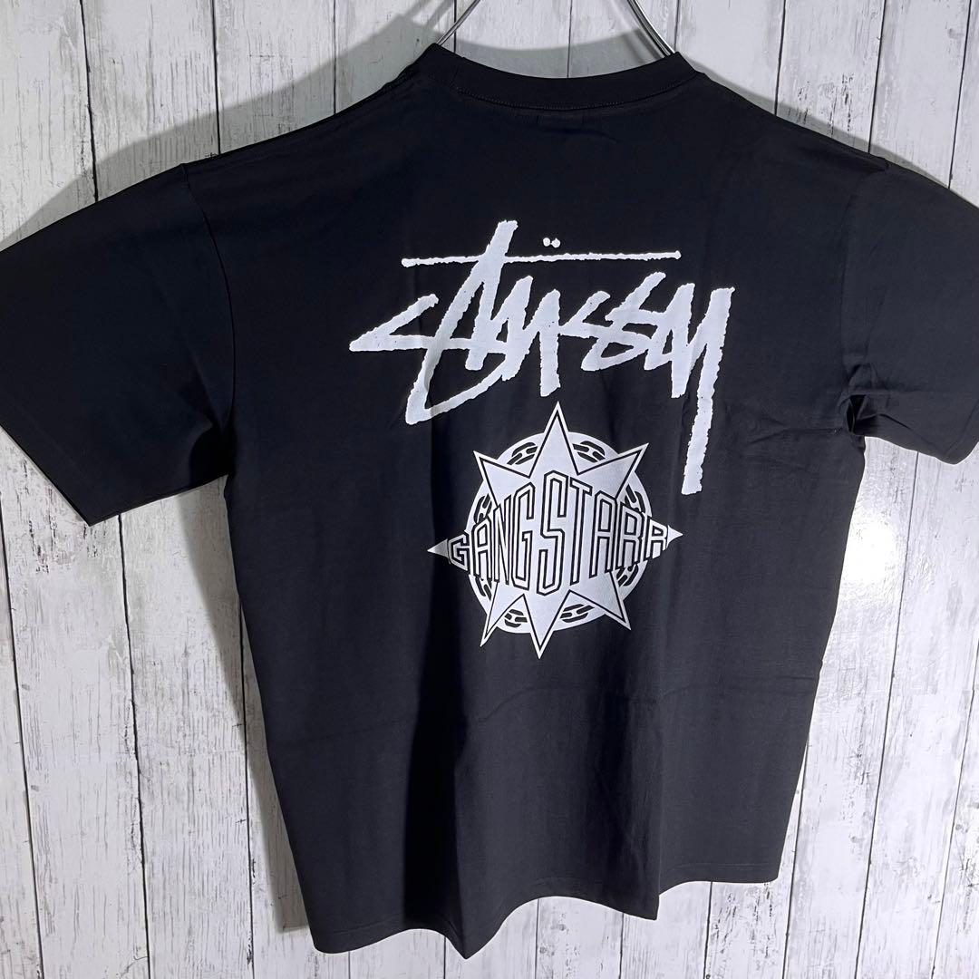 【新品未使用】ステューシー　Tシャツ　ギャングスター　両面プリント　L　黒