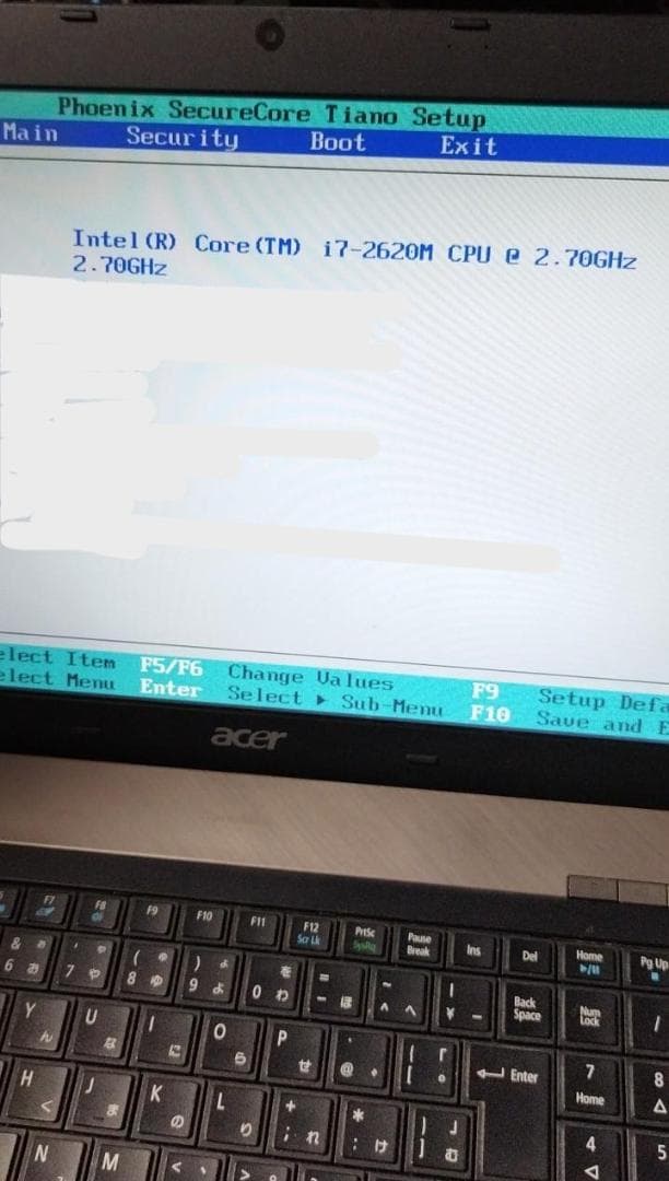 500★な★i7★Win11 25H2★Acer 6595T★質問NG★返品不可