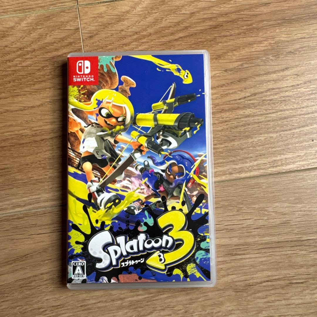 スプラトゥーン3とマインクラフトカセット