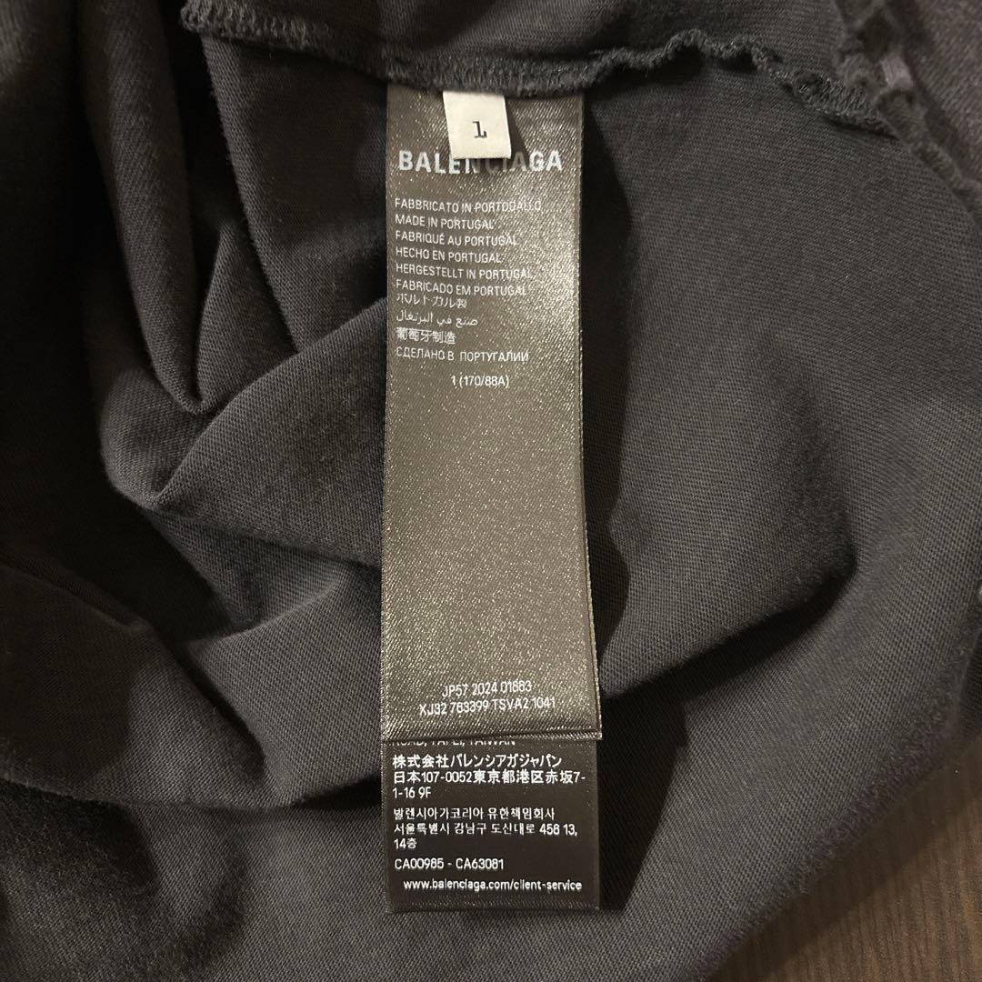 メ*4様 BALENCIAGA バレンシアガ SS25 クロップド Tシャツ