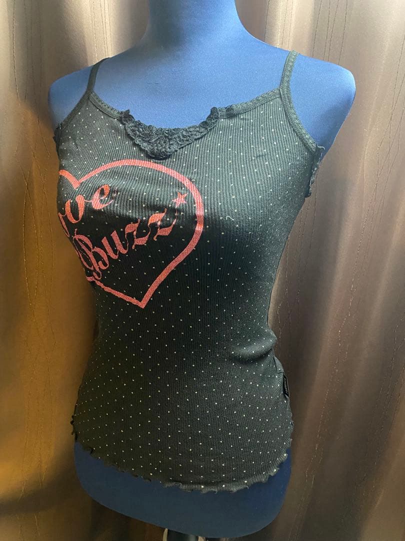 新品　初期　ヒステリックグラマー　キャミソール　Love Buzz 90 Y2K