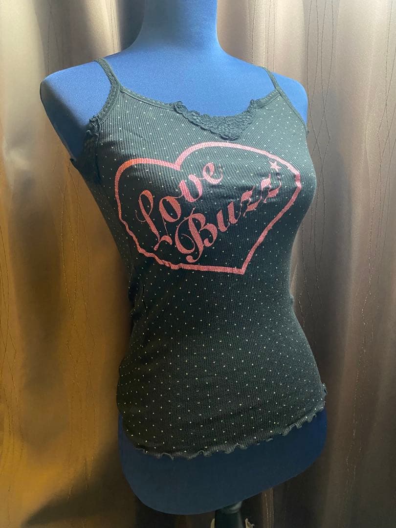 新品　初期　ヒステリックグラマー　キャミソール　Love Buzz 90 Y2K