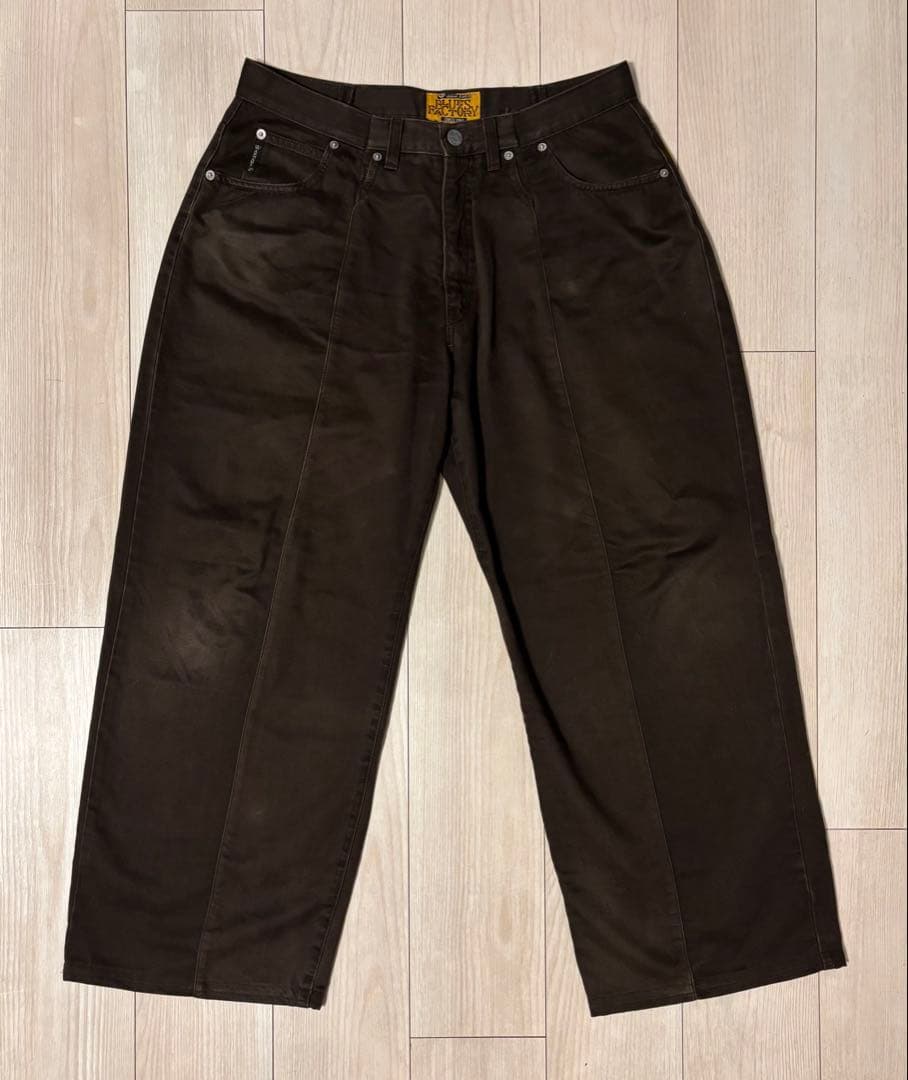 ARMANI JEANS リメイク ワイドパンツ