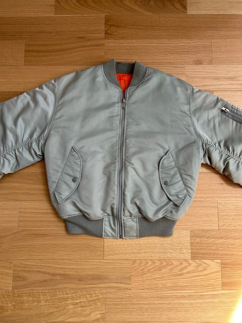 ぴ*す様 90s OLD UNIQLO MA-1 紺タグ オールドユニクロ M