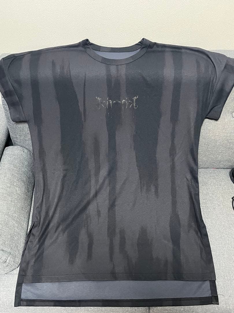 kiryuyrik ドロップショルダーTシャツ フェードカラー
