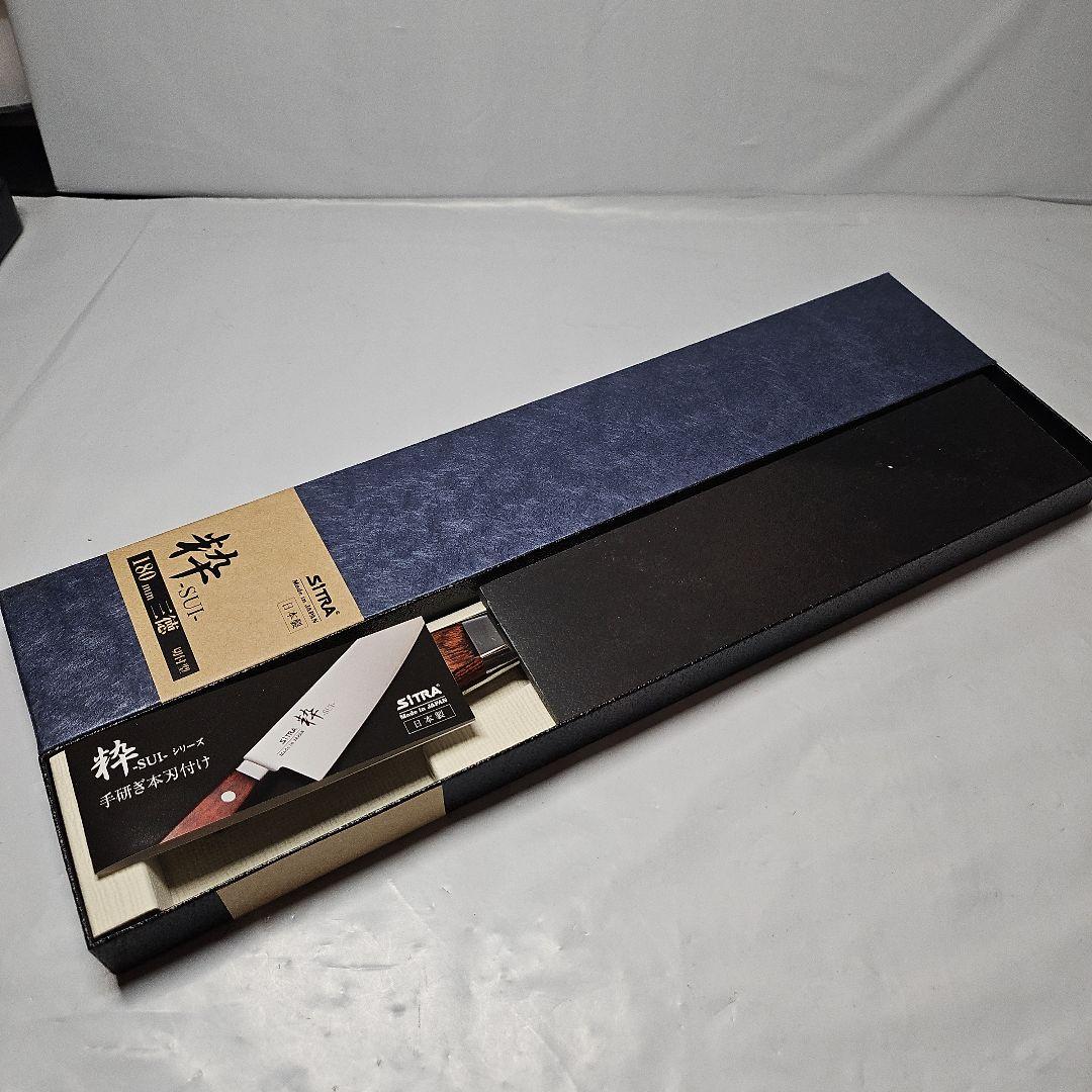 シトラ(SiTRA) 粋(すい)シリーズ 「三徳 180」 包丁 切付型
