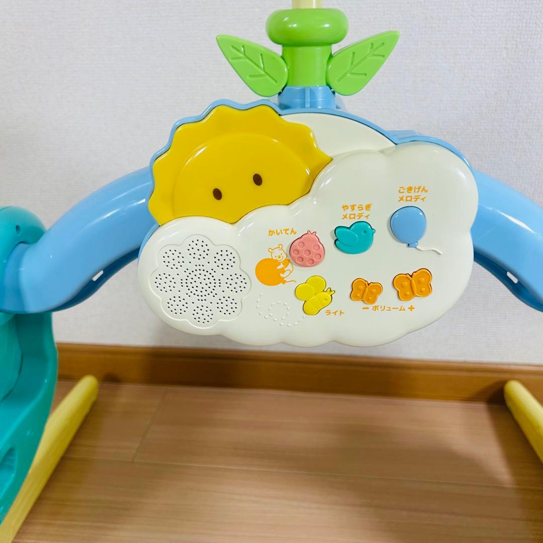 【美品】タカラトミー くまのプーさん えらべる回転6wayジムにへんしんメリー