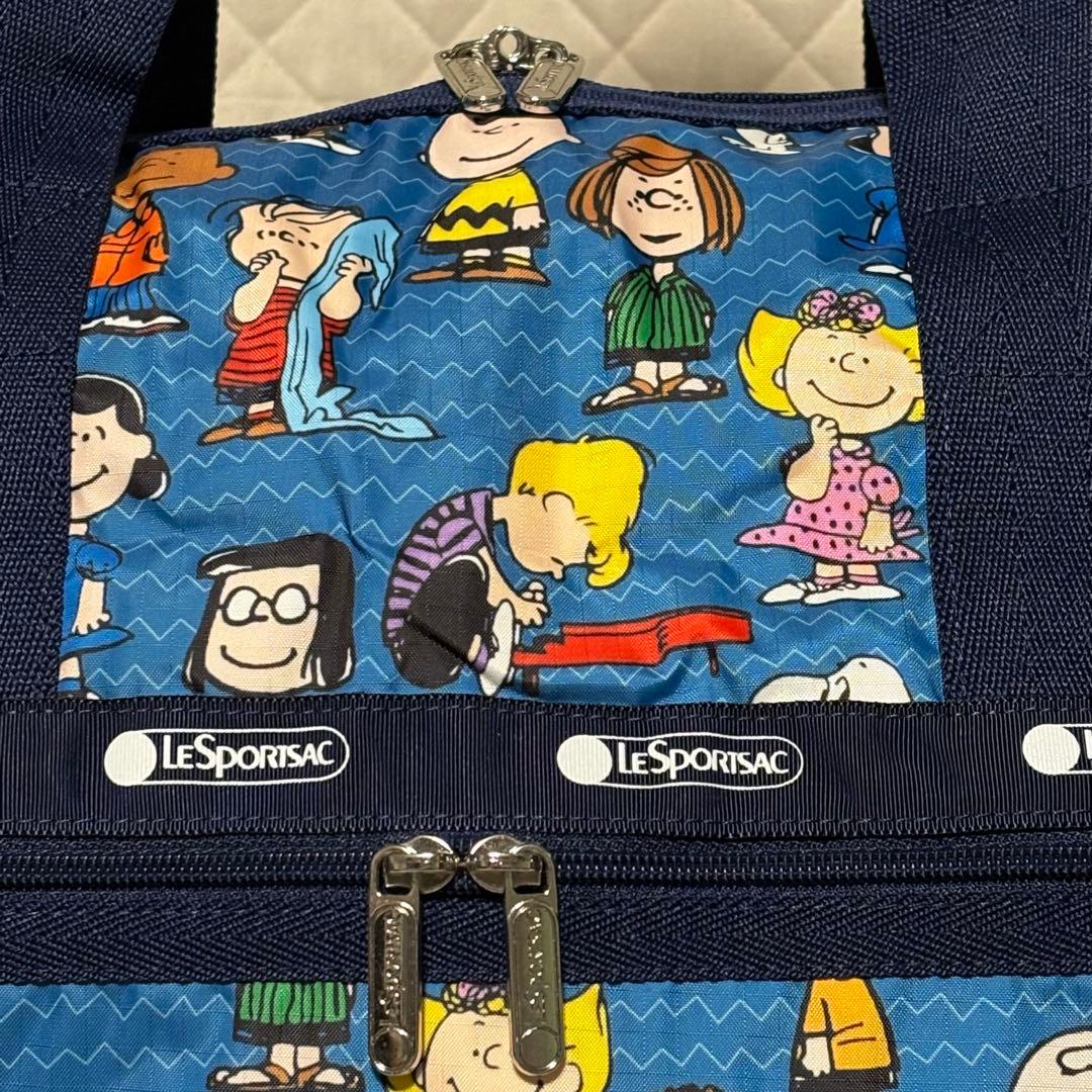 レスポートサック PEANUTS GANG スヌーピー ボストンバッグ　ラージ