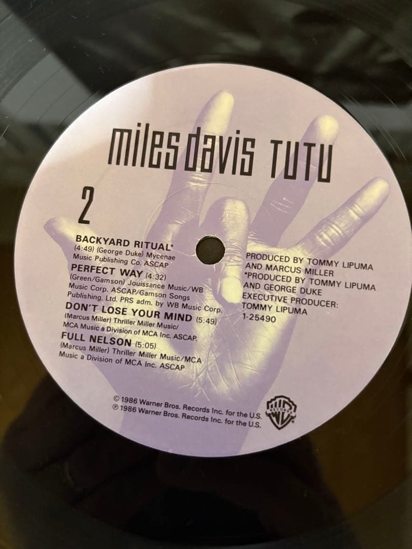 激レアUSオリジナル‼️Miles Davis Tutu