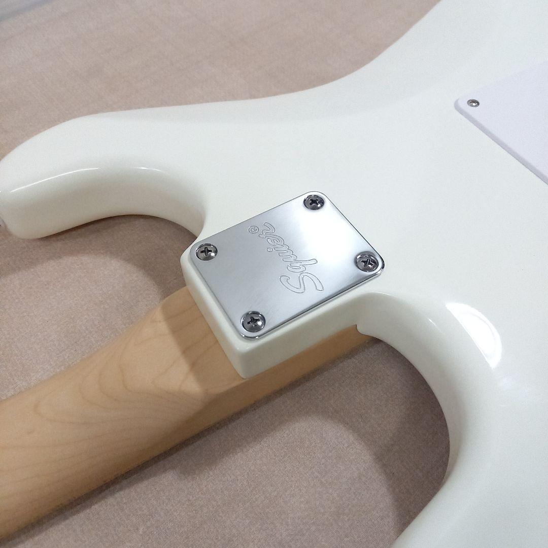 美品◎Squire AFF STRAT MN WPG OLW ストラト ホワイト