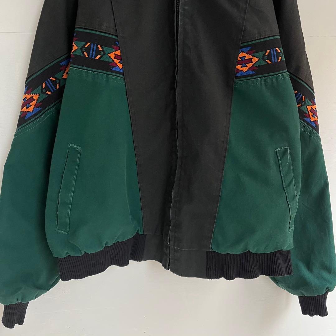 90s ヴィンテージ アメリカ製 ダックジャケット デザインジャケット 古着