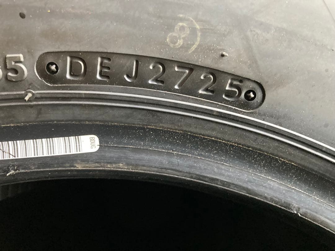 新車剥がし BS 195/80R15 25年製 夏タイヤ 【南-184 ②】