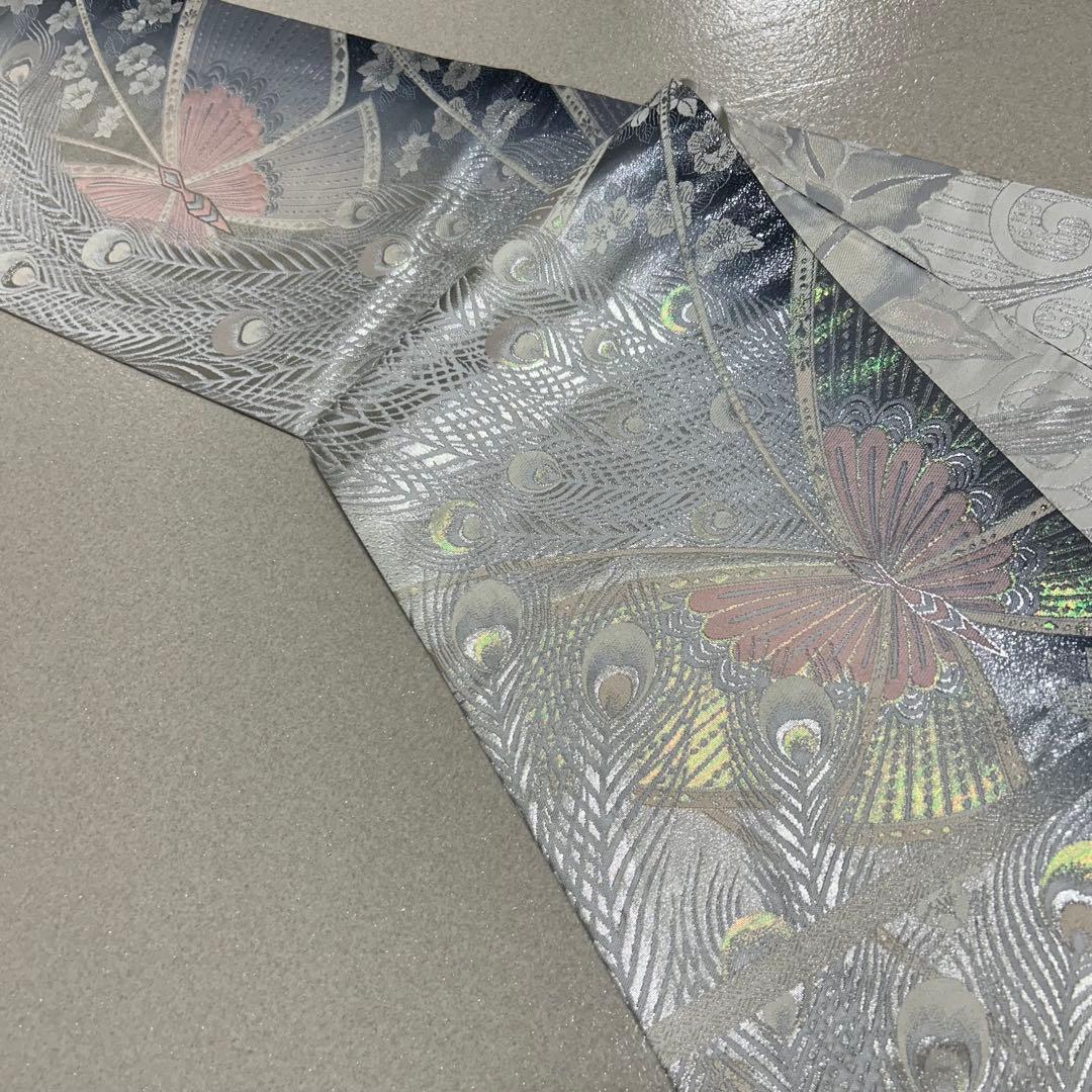 豪華振袖５点セット！！　幻想的な手描き　刺繍　振袖　草花柄　着物スキ倶楽部６７７