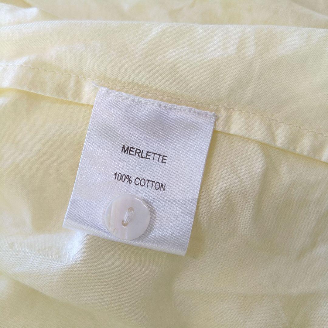 ✨美品✨ Merlette MARTEL ティアードシャツワンピース（コットン）