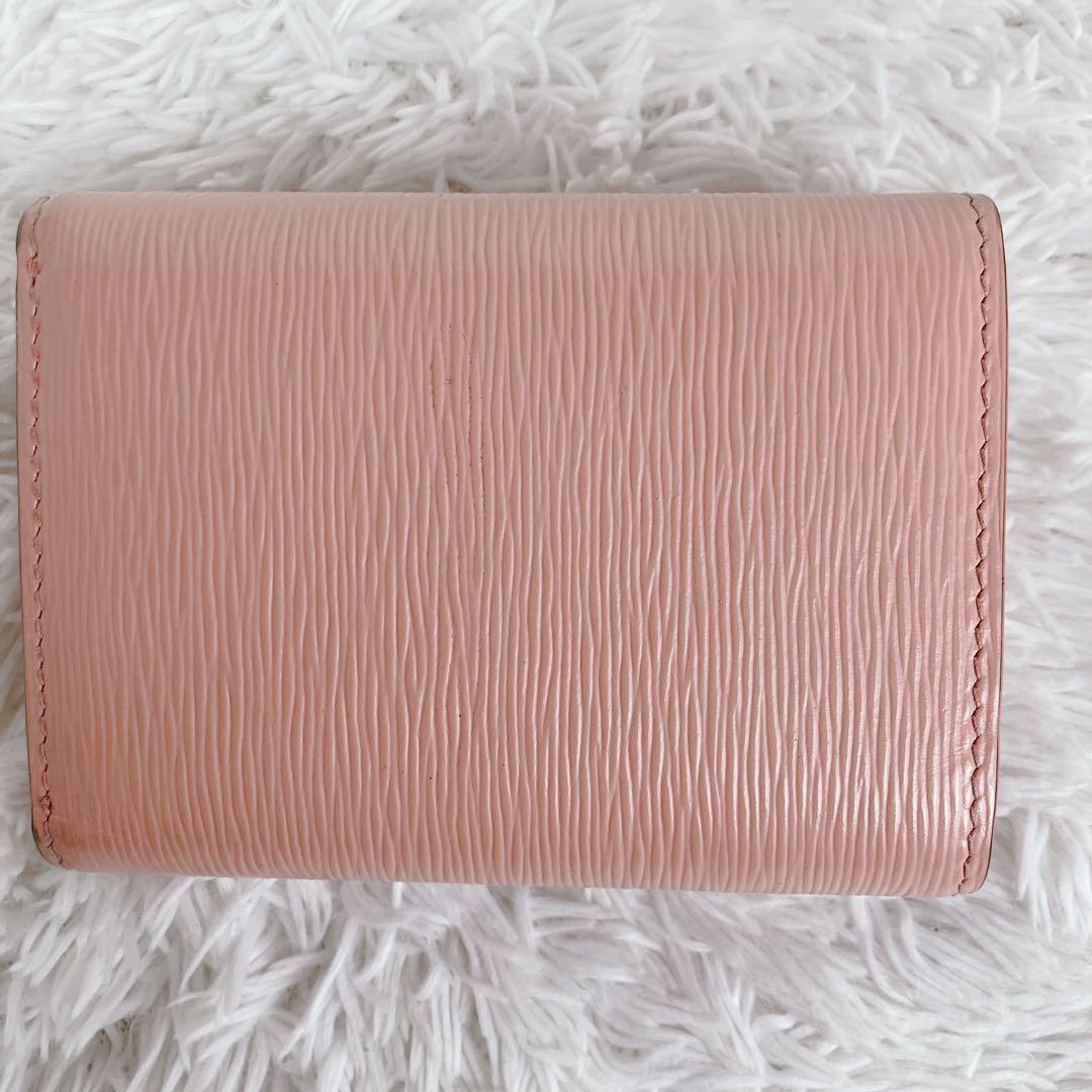 美品✨FRID搭載　プラダ　ヴィッテロムーブ　折り財布 1MH021 ピンク