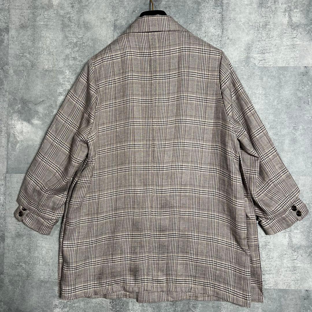 BoutiqueOrdinaryクシュクシュスリーブリネンダブルジャケット