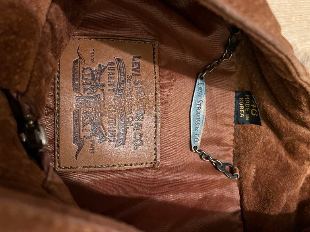 90s Levi's ブラウン スエード ジャケット