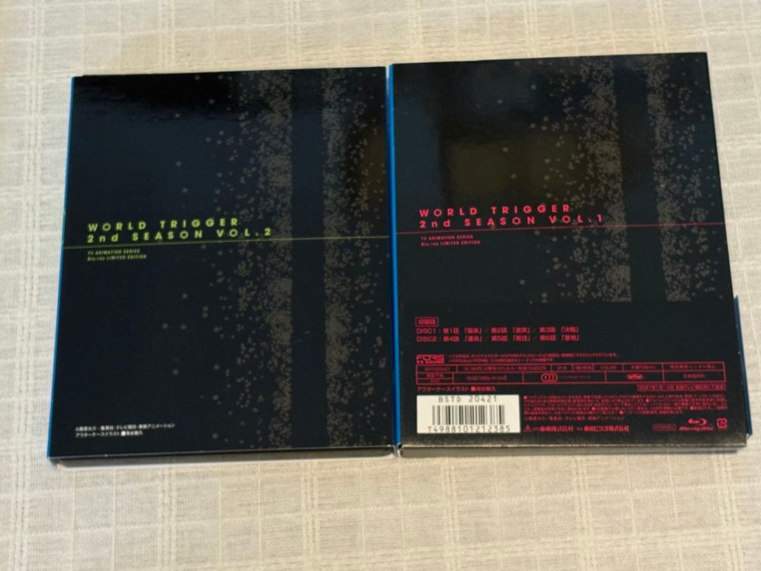 ワールドトリガー 2ndシーズン VOL.1 VOL.2　セット　Blu-ray