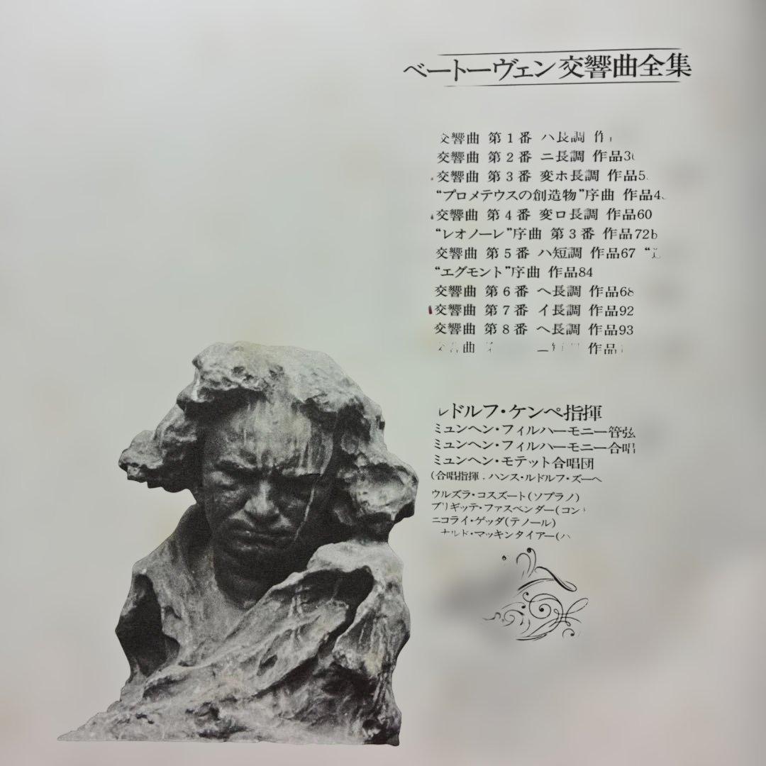 LP 8枚組 ベートーヴェン 交響曲全集 ケンペ　ミュンヘン・フィル
