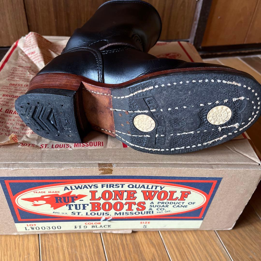 LONE WOLF BOOTS エンジニアブーツ　BLACK