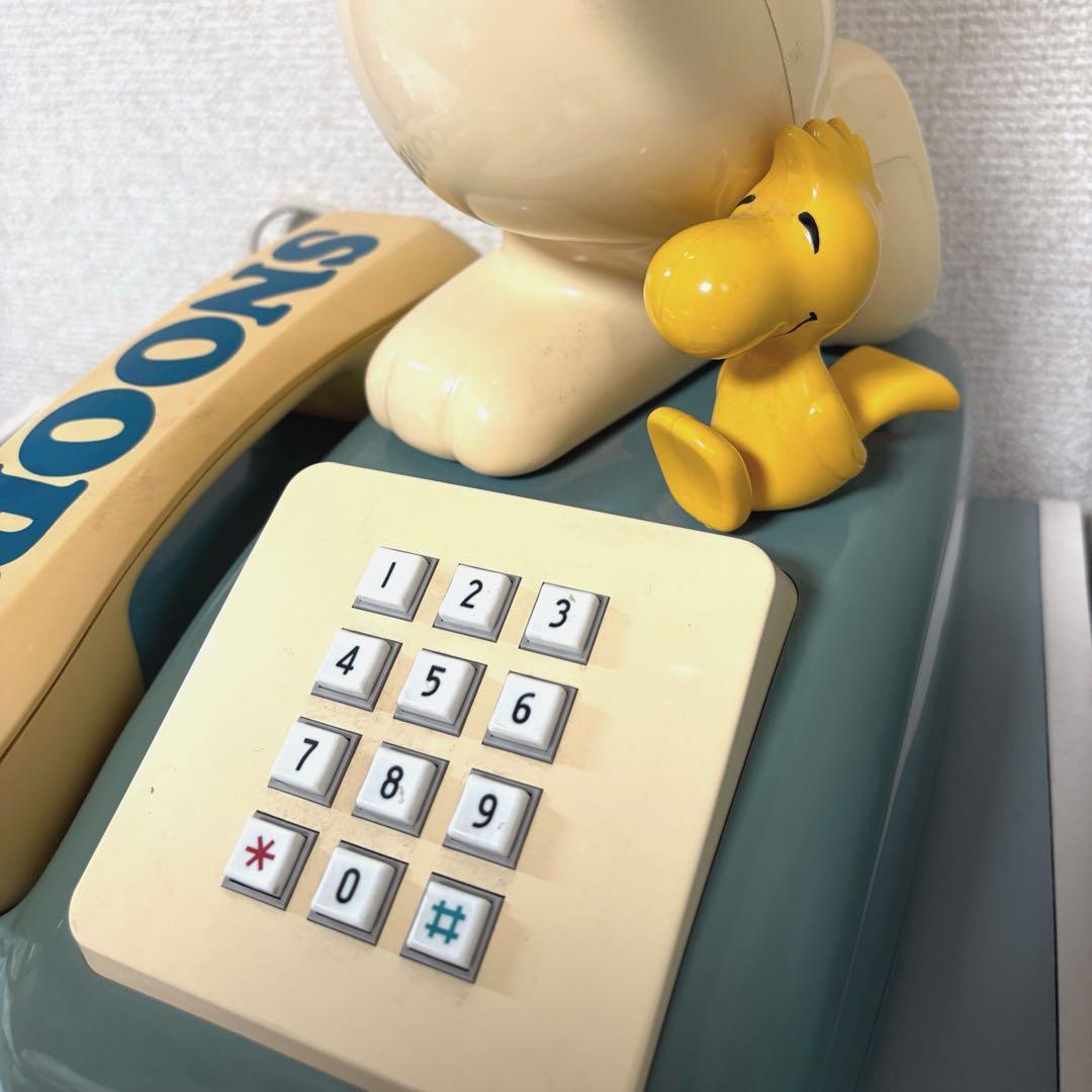 トミー TOMY スヌーピー プッシュホン 固定電話 昭和レトロ 超レア