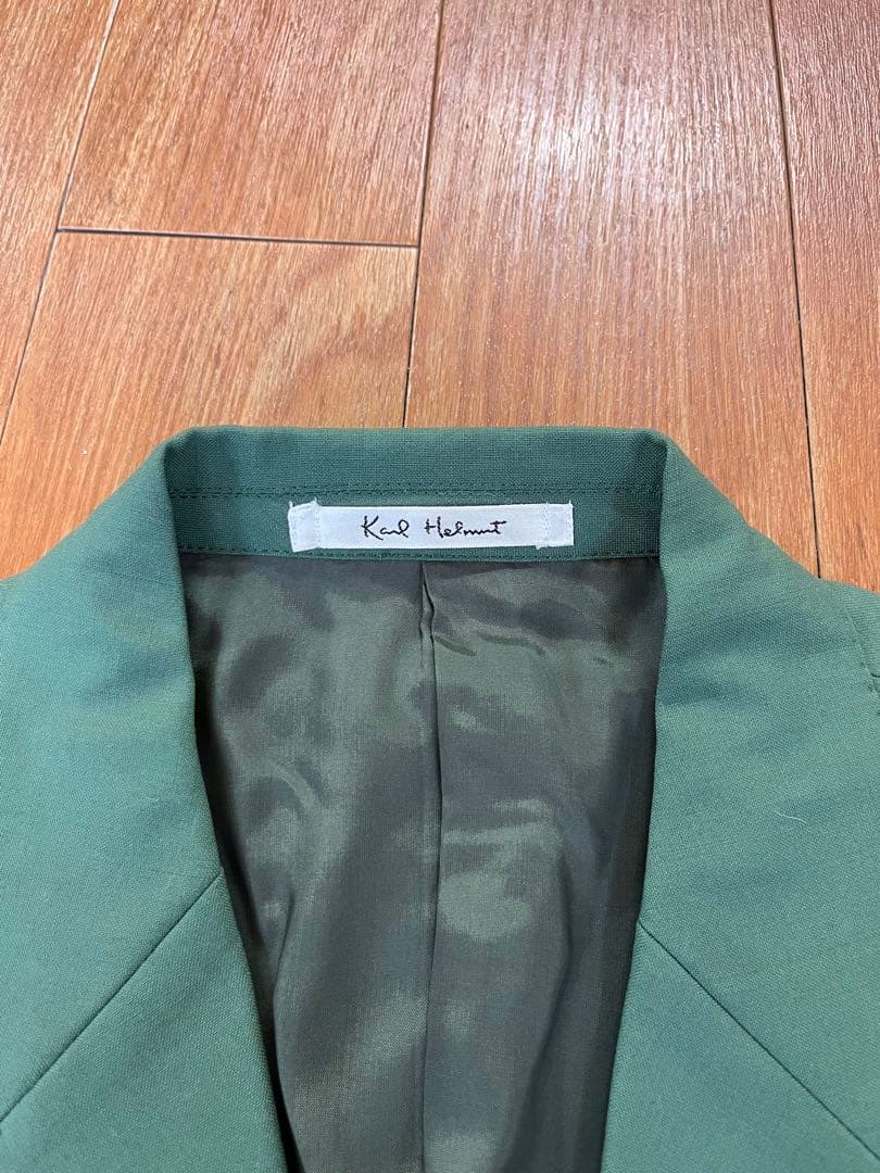 カールヘルム　メンズ　グリーン　ジャケット