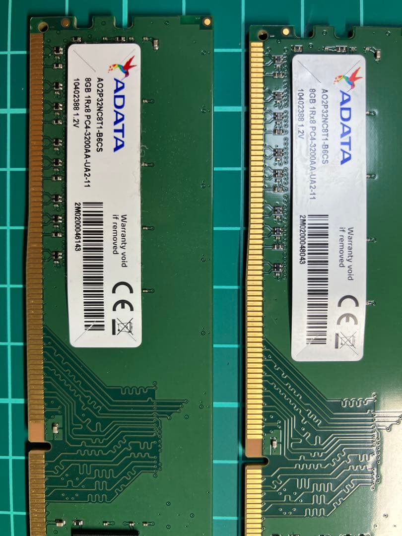 ADATA DDR4 PC4-3200 16GB(8GB×2)