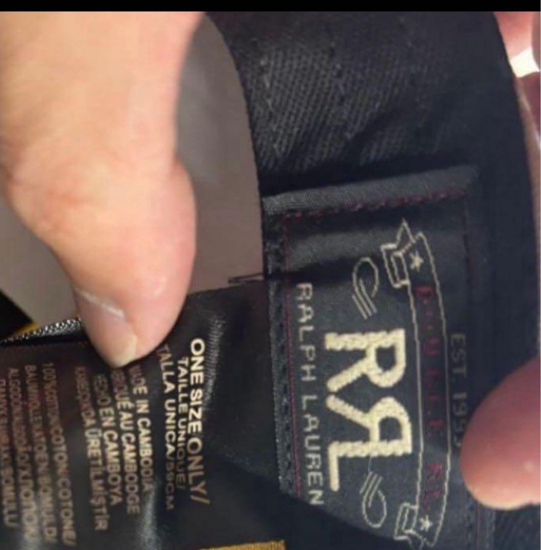 RRL ロゴ 三ツ星 キャップ ダブルアールエル　ラルフローレン　Ralph