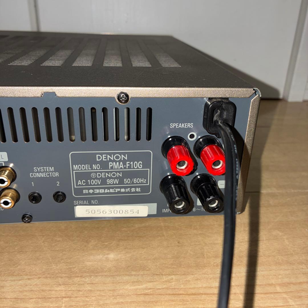 完動品DENON PMA-f10G プリメインアンプ　DENON