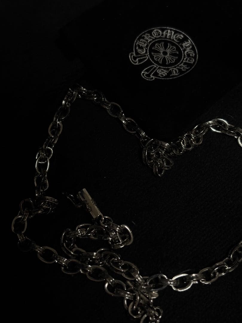 Chrome Hearts シルバー925 ペーパーチェーン約60cm