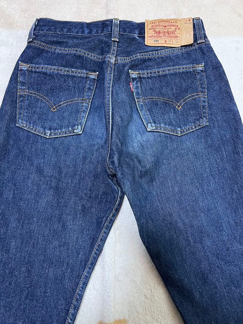 新品同様！90s usa製 levis 501 ジーンズ　濃紺　w30L32