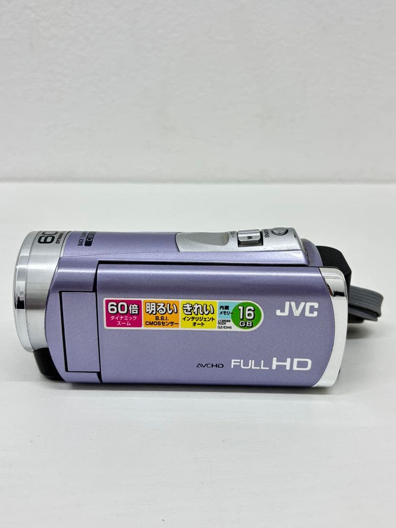 JVC Everio GZ-E345-V ビデオカメラ バイオレット　「美品」
