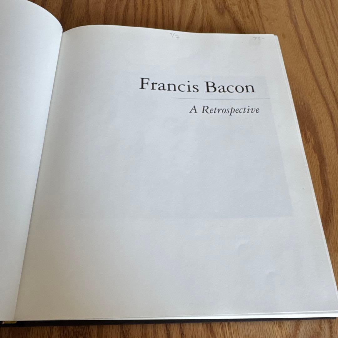 フランシスベーコンFrancis Bacon A Retrospectives