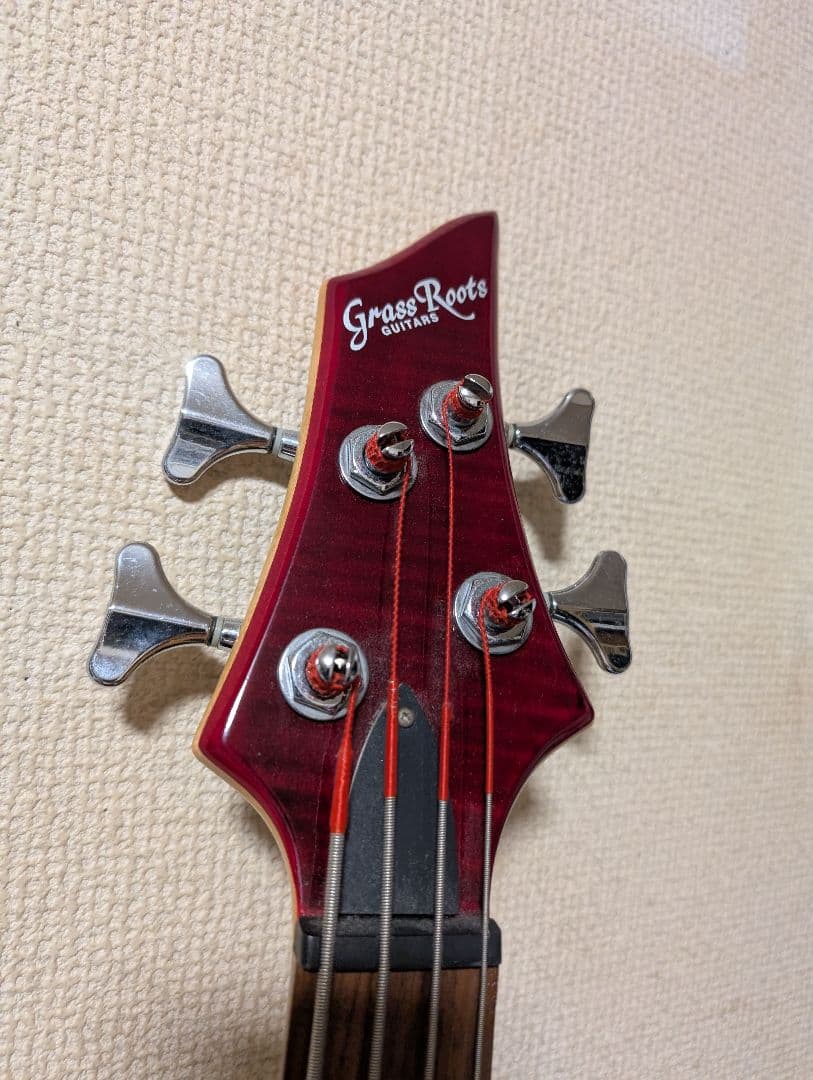 定価約6万 廃盤 grassroots フォレストベース ESP系 エレキベース