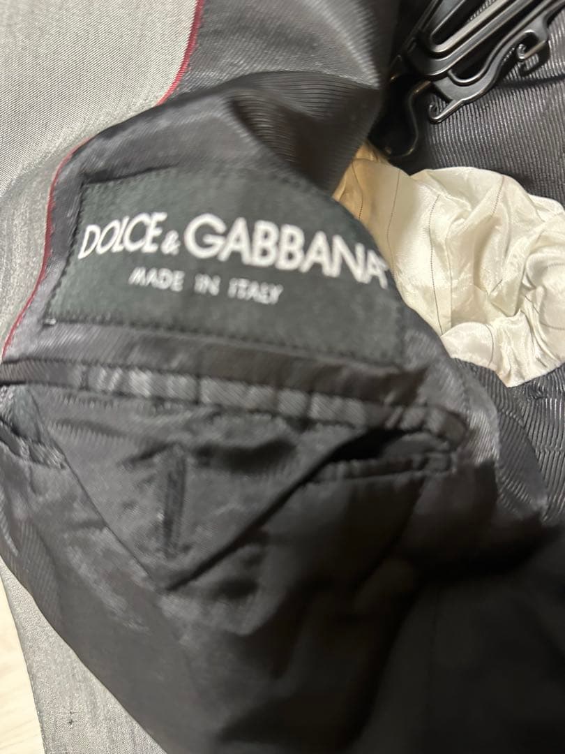 Dolce & Gabbana グレー スリムフィットスーツ